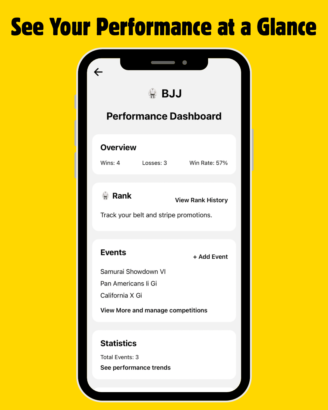 Podium athlete competition tracking app